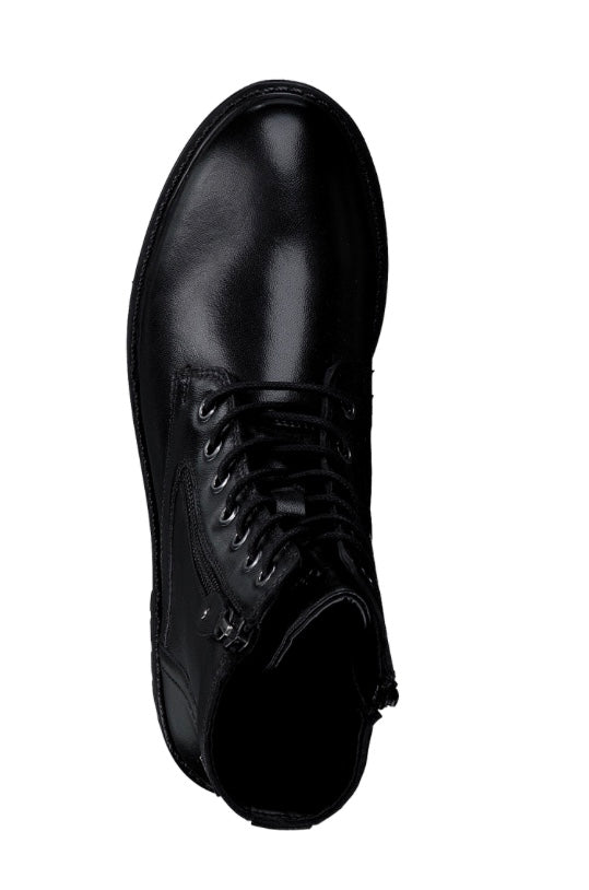 S. Oliver Black Lace up Boot 5-25219
