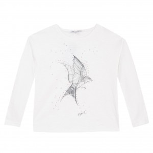 3Pommes 3K10124 Tee shirt Blanc Romantic shades