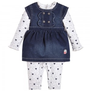 3pomme Cute Little Cat Combi + Rose 3K36040