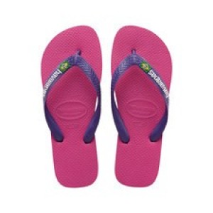 Havaianas Brazil Logo Rasberry Rose Pink 