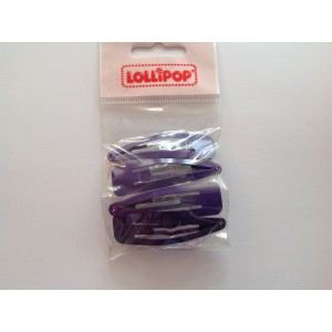 Lollipop Large Purple hair slides 4's