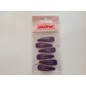 Lollipop Purple hair slides