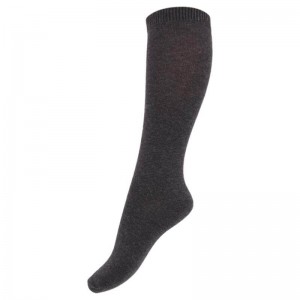 Melton knee length dark grey socks