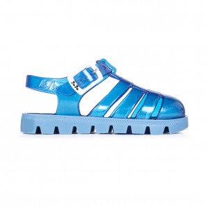 Juju blue glitter jelly shoe