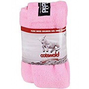 Cotswold Fleece welly sock Pink 