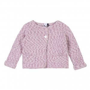 3Pommes Cardigan Sweet & Lovely Mauve
