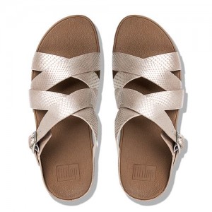 Fitflop The Skinny Criss-Cross Slide 
